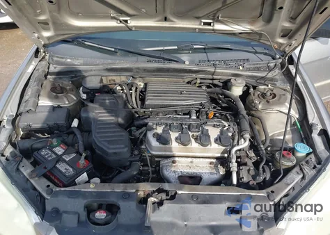 2004 Honda Civic Lx из США, поврежденный, VIN 1HGES16554L023420